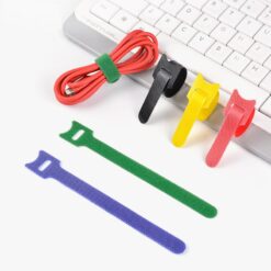 10 Sợi Băng Gai Nhiều Màu - Dính 2 Mặt Cuốn Cáp, Bó Cáp, Làm Gọn Dây Sạc, Dây Cáp, Dây Tai Nghe, TakyShop 5678 4 20211124 060509498 iOS